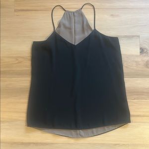 Black Express Reversable Asymmetrical Backless Camisole
